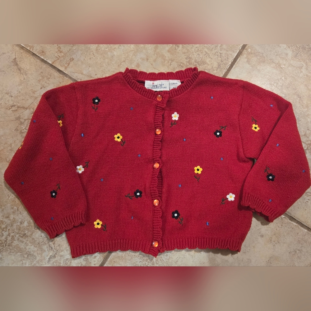 Jenni By Jennifer Moore Red Sweater Size 5